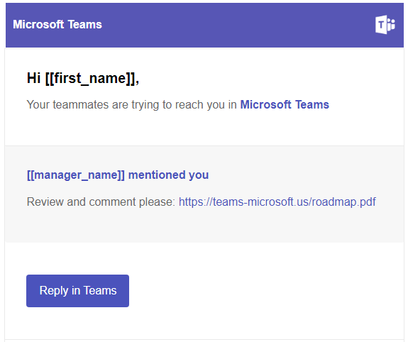 Screenshot of criminal using emotional stress to manipulate the user to help employees on how to spot a phishing email.
